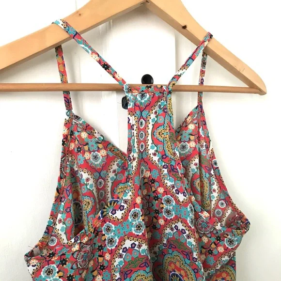 Tinley boho print racerback tank top - Picture 5 of 9